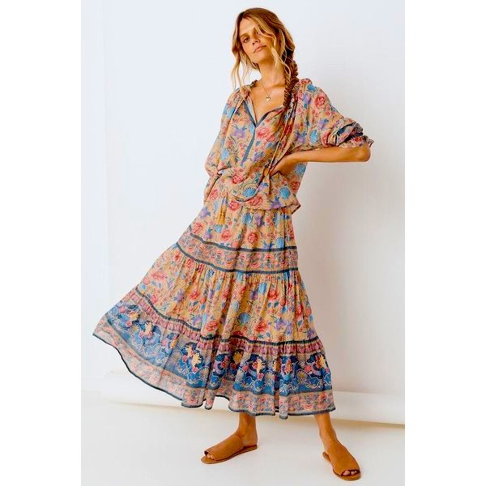 Spell and the Gypsy Seashell Maxi Skirt S